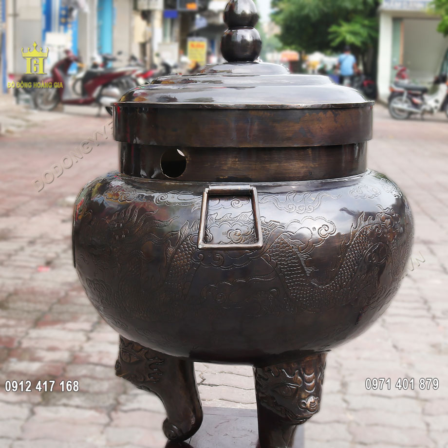 Ho&agrave;ng Gia địa chỉ chế t&aacute;c lư h&oacute;a v&agrave;ng bằng đồng uy t&iacute;n, chất lượng